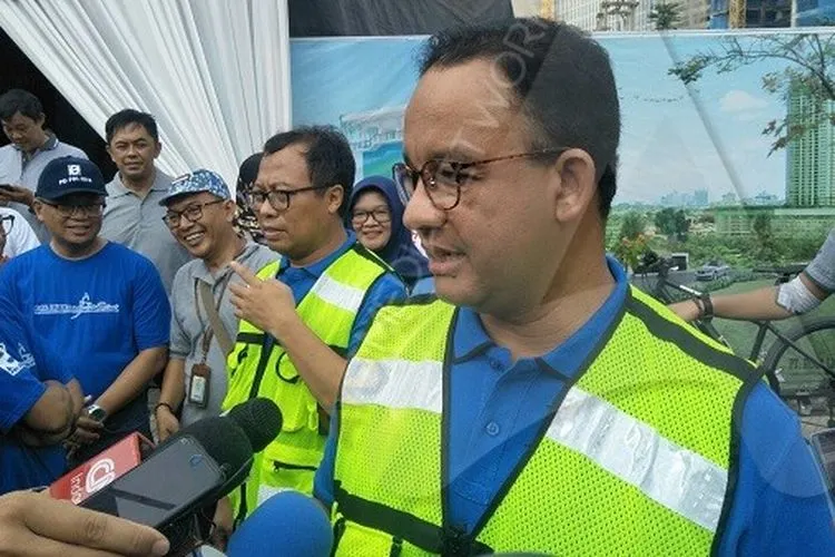Gubernur DKI Jakarta, Anies Baswedan usai melakukan grounbreaking IPAL (Ayojakarta.com/Aprilia Rahapit)