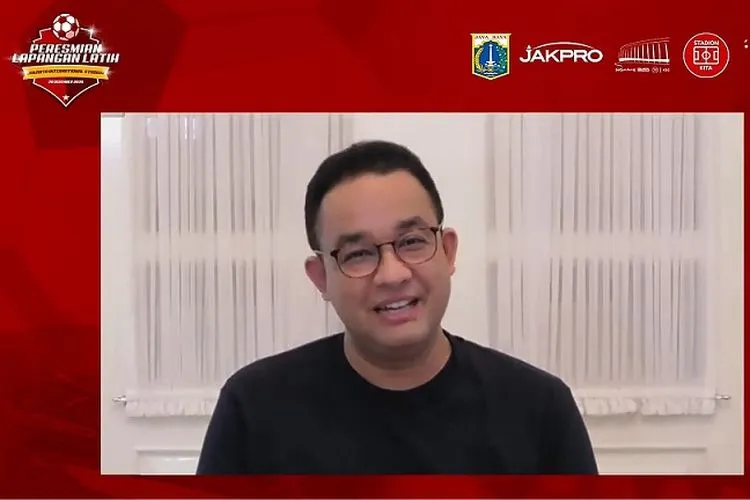 Gubernur DKI, Anies Baswedan dalam peresmian JIS/dok: Youtube Jakpro Group