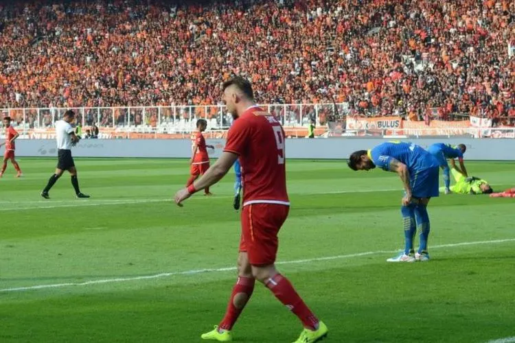 Penyerang Persija Jakarta, Marco Simic. (Hendy Dinata/Ayojakarta.com)