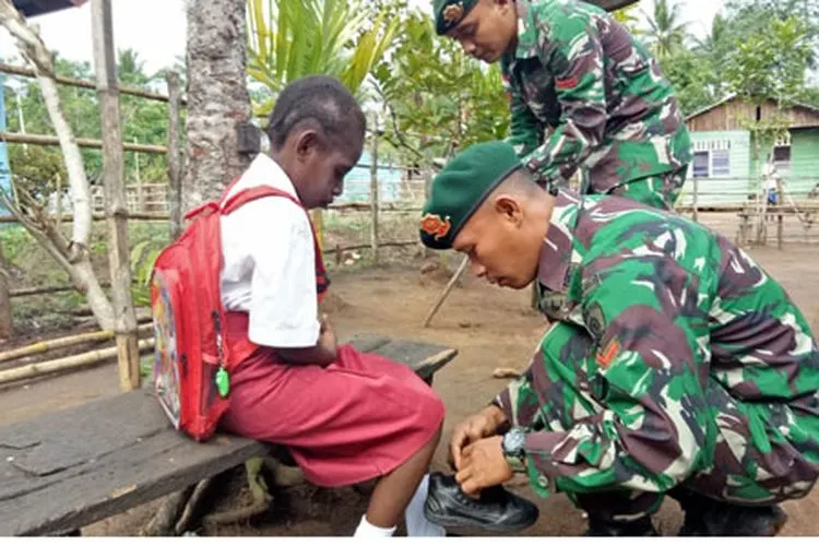 Dok. Pasi Intel Satgas Pamtas RI-PNG Yonif 411 Kostrad, Lettu Inf Asep Saepudin