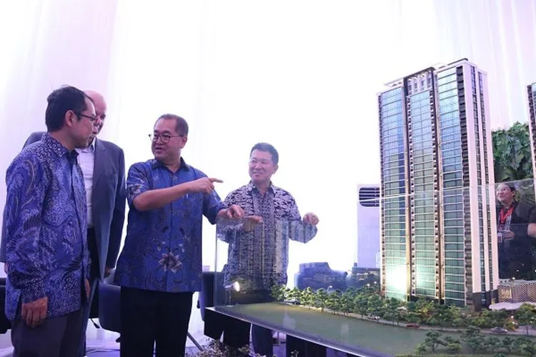 Topping off ceremony Apartemen Aerium/Dok: Sinar Mas Land