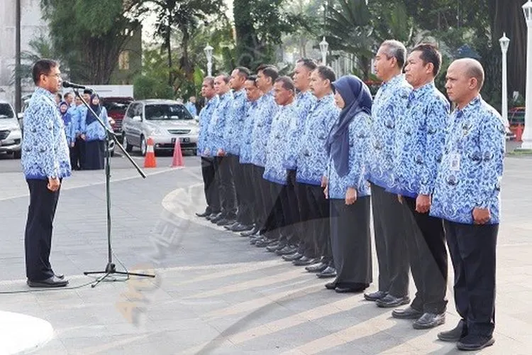 Sekda Kota Bogor memimpin apel ASN (dok Ayobogor)