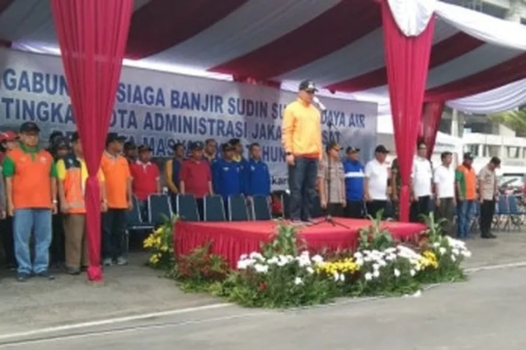 Apel Gabungan Pemkot Jakpus jelang musim hujan/Beritajakarta.id