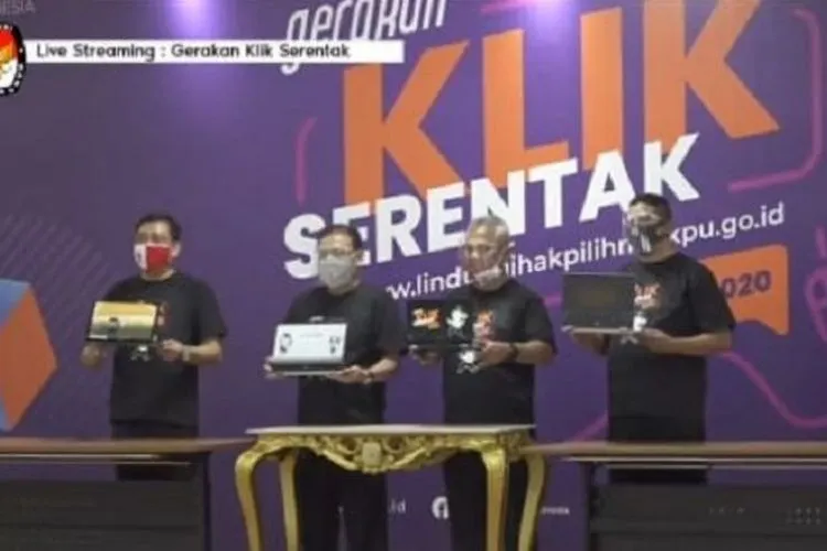 KPU luncurkan aplikasi Gerakan Klik Serentak. (Istimewa)