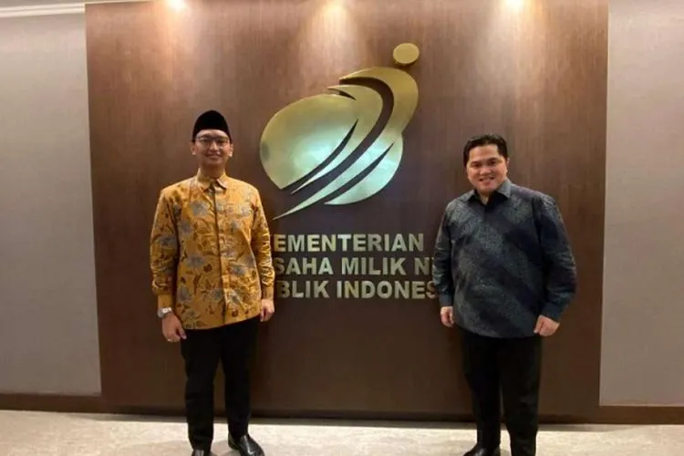 drg. Arief Rosyid bersama Erick Thohir (dok pribadi)