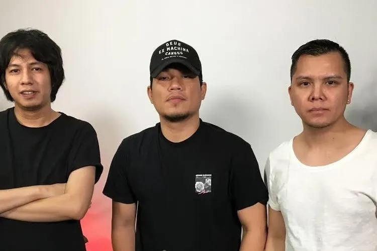 Band Armada saat berkunjung ke Gedung Graha Pena Jakarta (JPNN/Dedi Yondra)