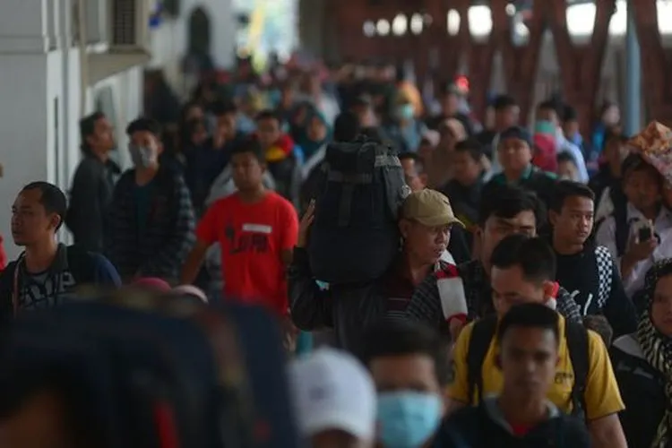Ilustrasi arus mudik di Jakarta (Merdeka.com/Imam Buhori)