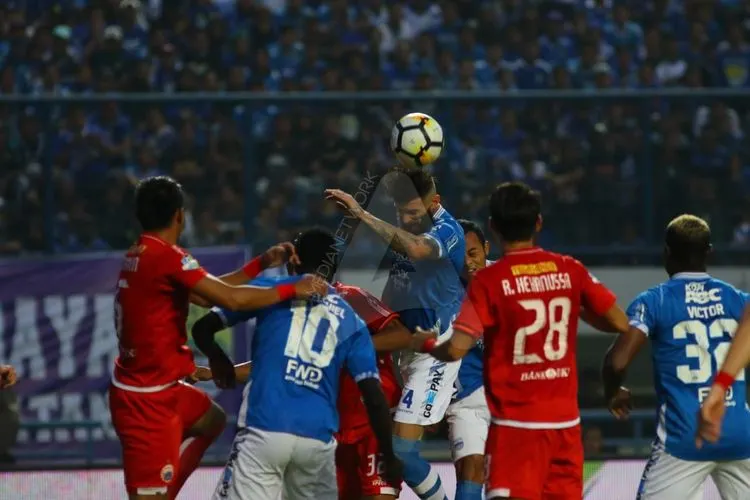 Ilustrasi pertandingan liga 1 (AyoBandung)