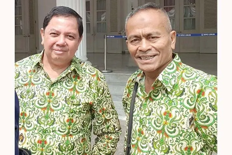 Ketua Umum PWI Pusat, Atal S Depari dan Sekjen PWI Pusat Mirza Zulhadi.