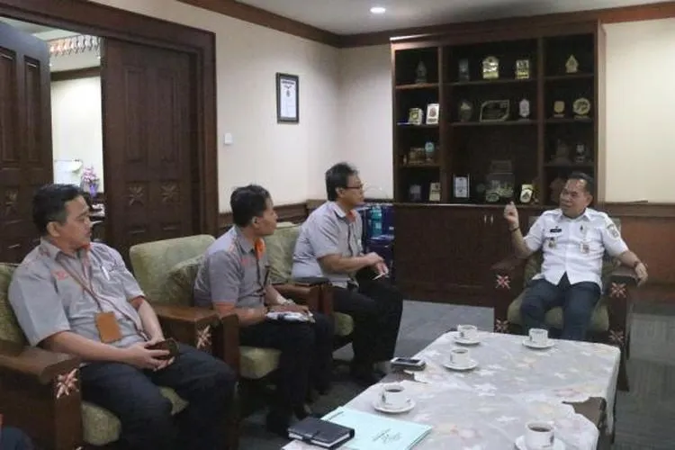 Audiensi PT Pos Indonesia dengan Pemkot Jakpus/Humas Pemkot Jakpus