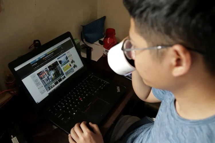Ilustrasi work from home atau WFH. (Ayobandung.com/Kavin Faza)