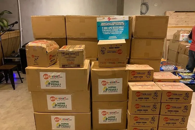 Bantuan alat pelindung diri untuk tenaga medis di Jakarta (Media Hipmi)