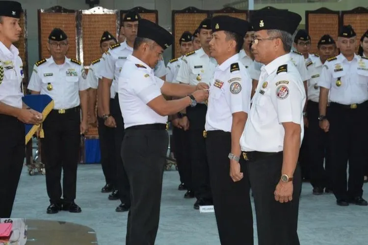 Pelantikan Deputi Informasi Hukum dan Kerjasama (Inhuker) dan Deputi Kebijakan dan Strategi (Jakstra)/Bakamla RI