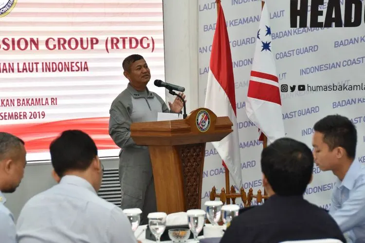 Kepala Bakamla, Laksdya A. Taufiq R membuka Round Table Discuss Group membahas pengamanan laut di Jakarta/Kasubbag Humas Bakamla RI Letkol Bakamla Mardiono