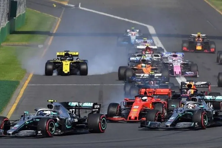 Balapan Formula 1 (F1) GP Australia di Sirkuit Albert Park, Melbourne, Minggu (17/3/2019). [AFP/Peter Parks]