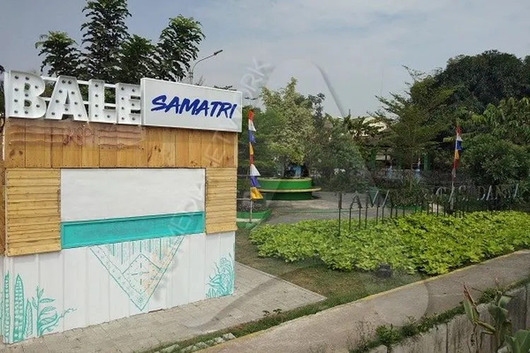 Bale Samatri di Taman Irigasi Danita, Bekasi Timur. (Ayobekasi.net/Firda Puri Agustine)