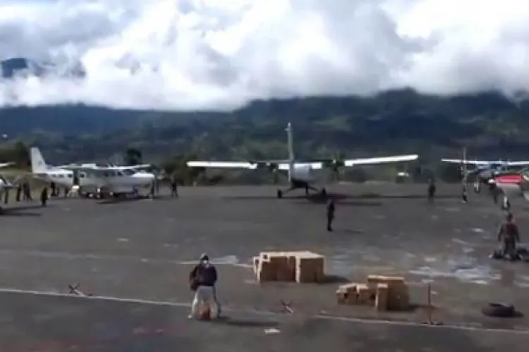 Bandara Ilaga, Papua/Antaranews