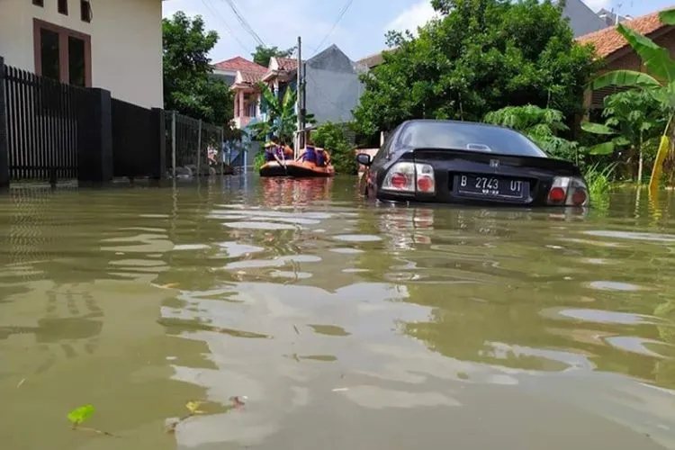 Banjir di Griya Cimanggu Indah (Minggu 26/10/2020). (dok)