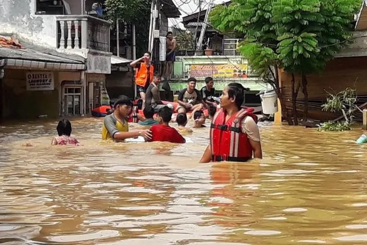 Ilustrasi bencana banjir di Jakarta/net