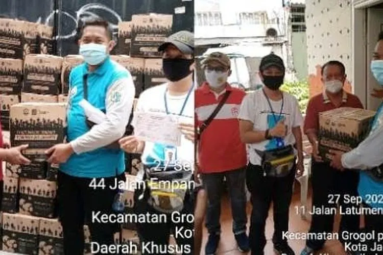 proses pembagian bansos di Jakbar / barat.jakarta.go.id