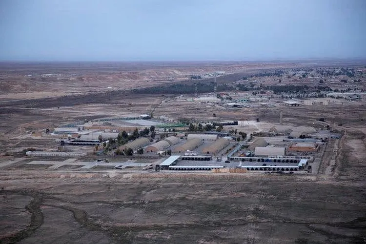 Pangkalan udara Asad di Provinsi Anbar, di Irak barat, bulan lalu. (New York Times/Associated Press)