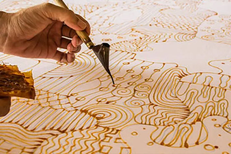 Proses membatik/infobatik.id