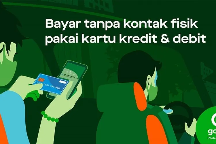 Kini Gojek hadirkan opsi pembayaran nontunai via kartu Visa. (gojek)