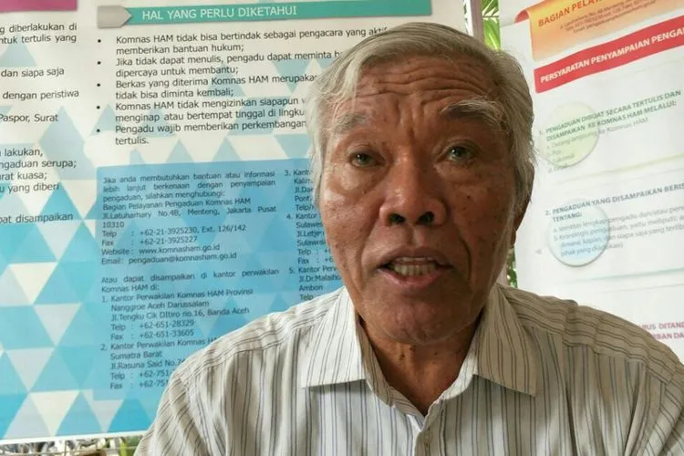 Ketua YPKP 65 Bedjo Untung/Kompas