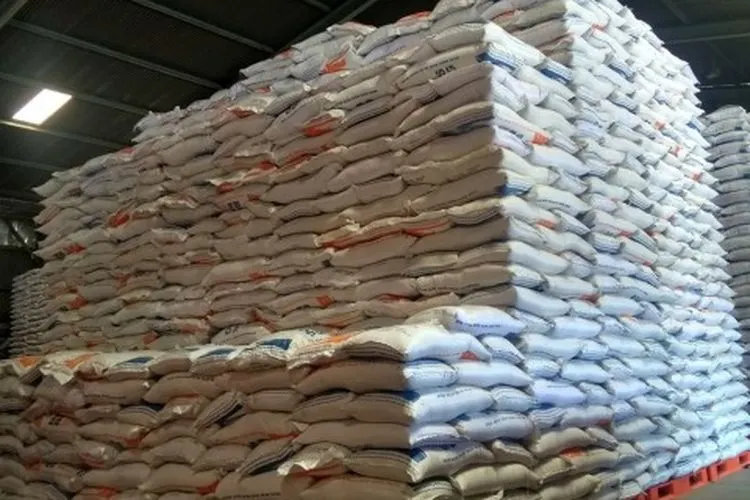 Stok beras untuk DKI Jakarta masih tersimpan sebanyak 26.747 ton di Pasar Induk Beras Cipinang per 10 April 2020. Dengan jumlah sebanyak itu, stok beras di Jakarta dipastikan aman. (Medcom.id/Kautsar Widya Bowo)