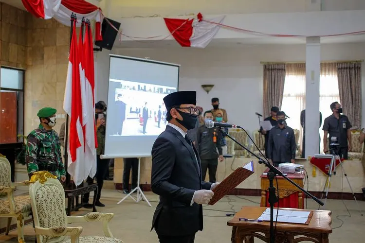 Ketua Satgas Covid-19 Kota Bogor Bima Arya (Ayobogor/Husnul Khatimah)