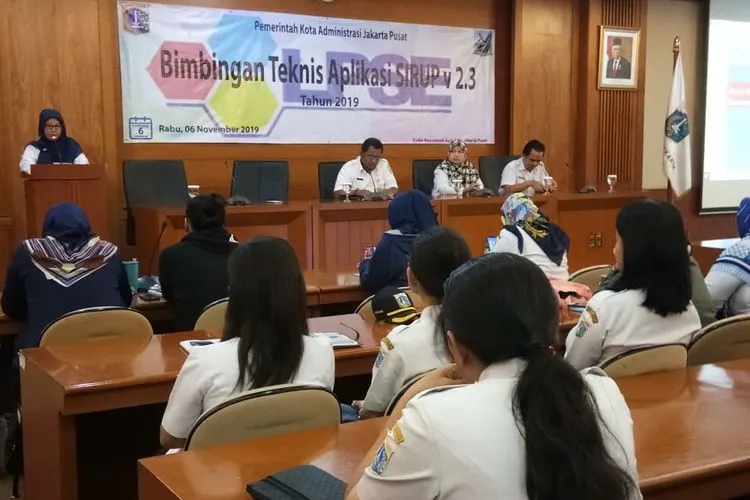 Bimbingan teknis peningkatan Aplikasi SIRUP 2.3/Humas Pemkot Jakpus