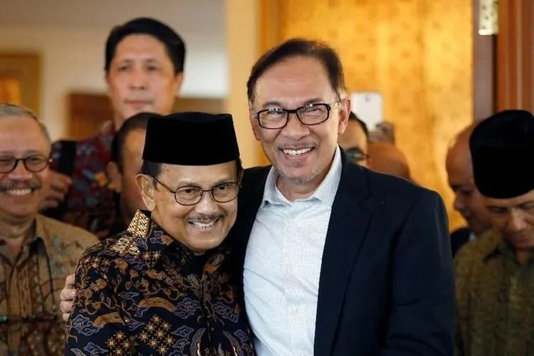 BJ Habibie dan Anwar Ibrahim/Detik.com