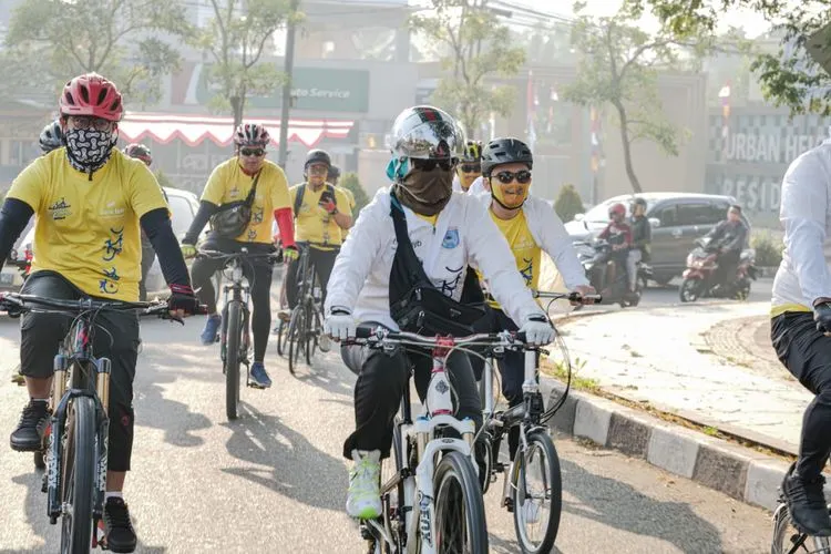 sebagai ilustrasi.  lomba sepeda virtual bjb Cycling DigiCash V-Ride bersama bank bjb/ dok bjb