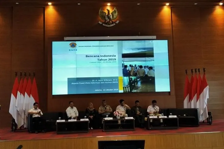 Pemaparan peta bencana Indonesia tahun 2019/Ayojakarta.com-Dhika Alam Noor