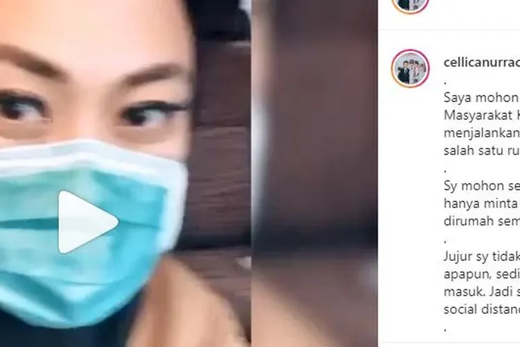 Bupati Karawang, Cellica Nurachadiana, mengumumkan dirinya positif COVID-19 lewat akun Instagram.