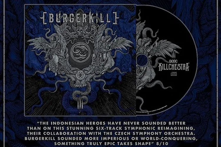 ilustrasi sampul album mini killchestra burgerkill/dok: instagram @burgerkillofficial