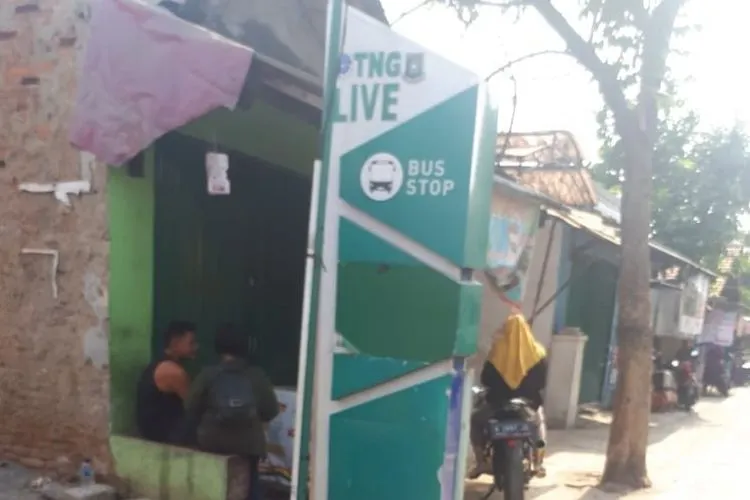 Kondisi bus stop di Jalan Teuku Umar/Antara