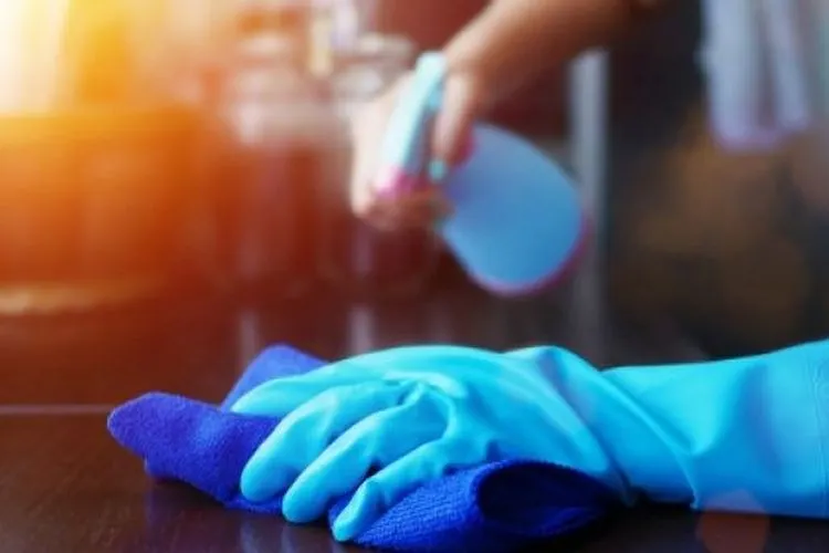 Ilustrasi semprot disinfektan (Shutterstock)