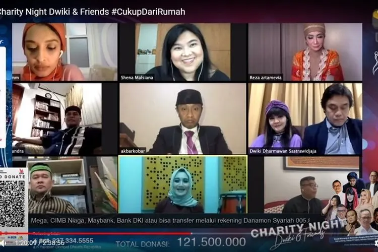 Charity Nights Dwiki and Friends bertajuk Global Solidaritas untuk Diaspora Terdampak COVID-19 (Dompet Dhuafa)