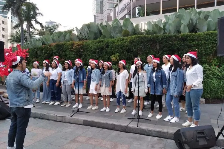Acara Christmas Carol di sebelas titik di Jakarta (Ayojakarta.com/Hendy Dinata)