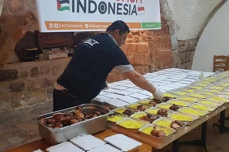 Dapur Umum Indonesia di Palestina/Instagram@actforhumanity