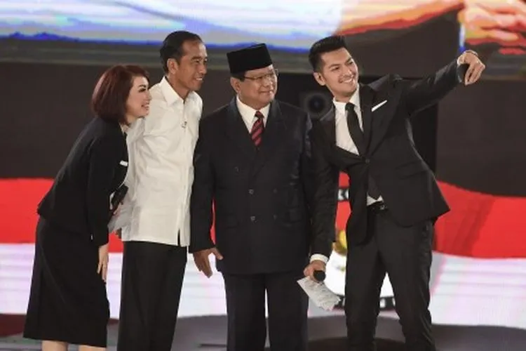 Debat capres Prabowo dan jokowi (Antara)