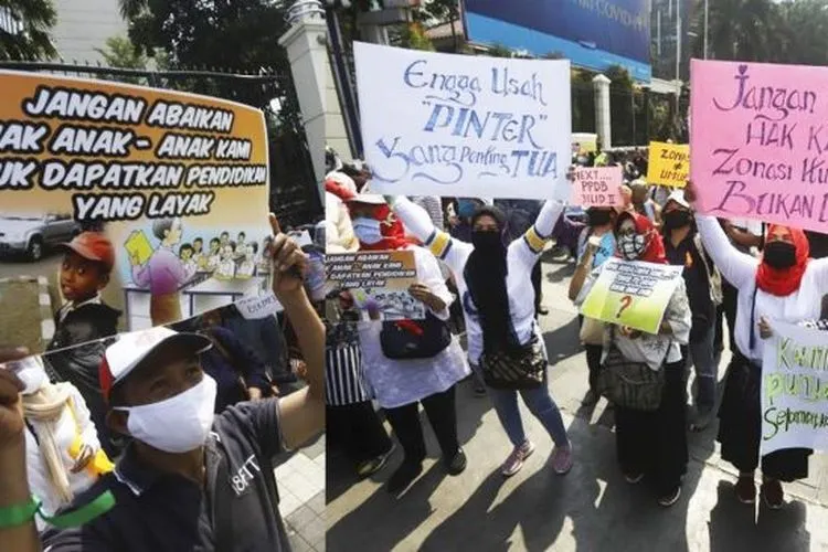sebagai ilustrasi. Para orang tua murid memprotes keras zonasi usia dalam PPDB di Jakarta/ Suara.com