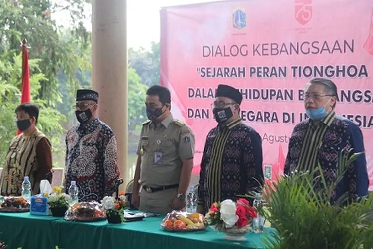 Dialog kebangsaan FKUB DKI Jakarta dan Wakil Gubernur Ahmad Riza Patria, TMII, Jakarta Timur Selasa (11/08/2020) (dok: beritajakarta.id)