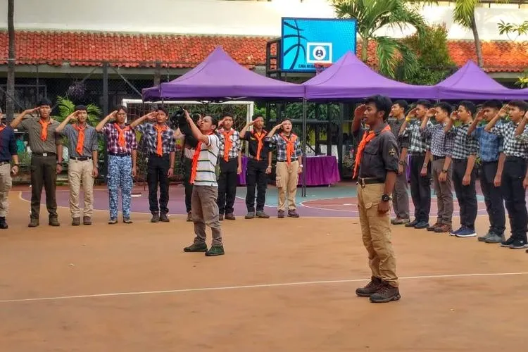 Pendidikan Latihan Dasar (Diklatsar) SMAN 40 Jakarta Utara (Istimewa)