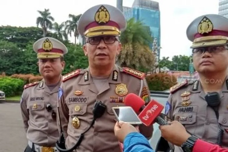 Direktur Lalu Lintas Polda Metro Jaya Kombes Pol Sambodo Purnomo Yogo. (Suara.com/Arga)
