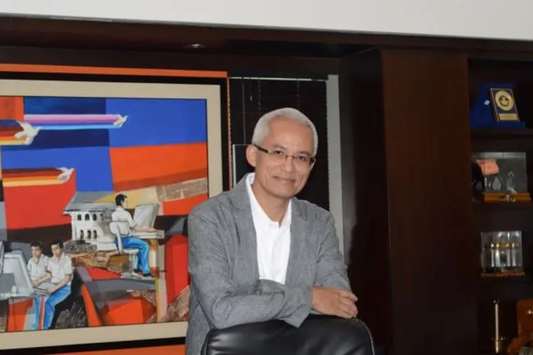 Direktur Utama (Dirut) PT Pos Indonesia (Persero) Gilarsi Wahyu Setijono. (ayojakarta.com/Hendy Dinata)