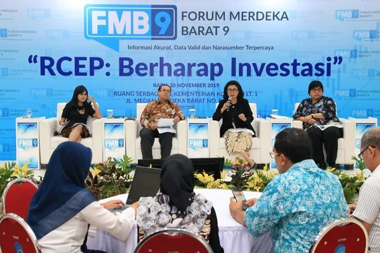 Direktur Perundingan ASEAN Kemendag Donna Gultom berbicara dalam diskusi RCEP: Berharap Investasi/Dokumentasi Kemkominfo