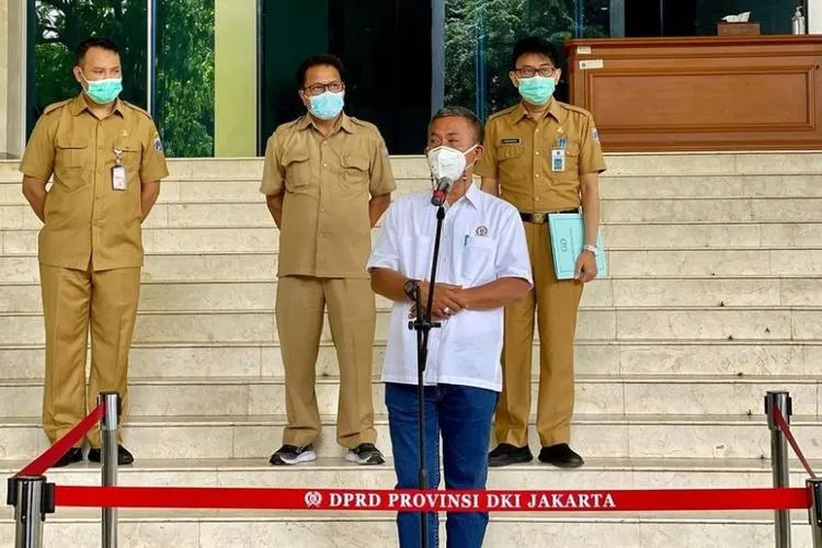 Ketua DPRD DKI Jakarta Prasetio Edi Marsudi mengumunkan kantor DPRD akan tutup sementara selama dua pekan karena kasus corona/ instagram