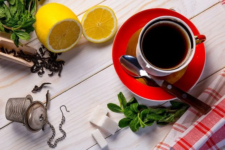 ilustrasi teh lemon (pixabay)